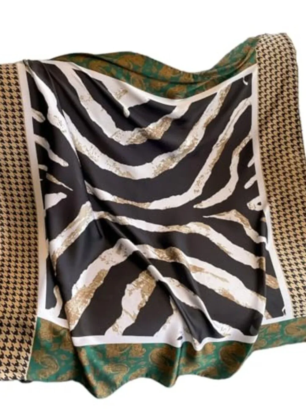 43 Inch Extra Large Square Silk Feeling Scarf Shawl Wrap Hair Sleeping Headscarf